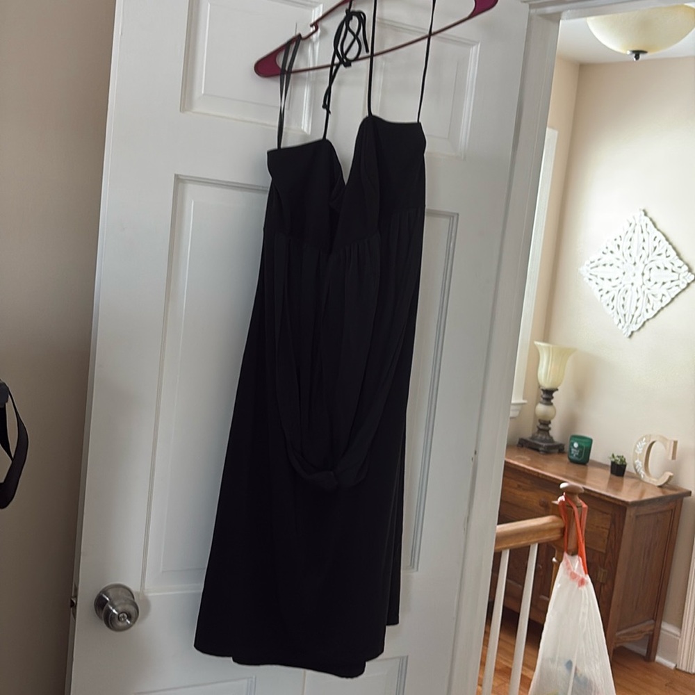 NWT Black spaghetti strap dress
